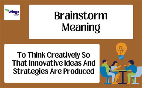 brainstorm synonym|brainstorming meaning in words.